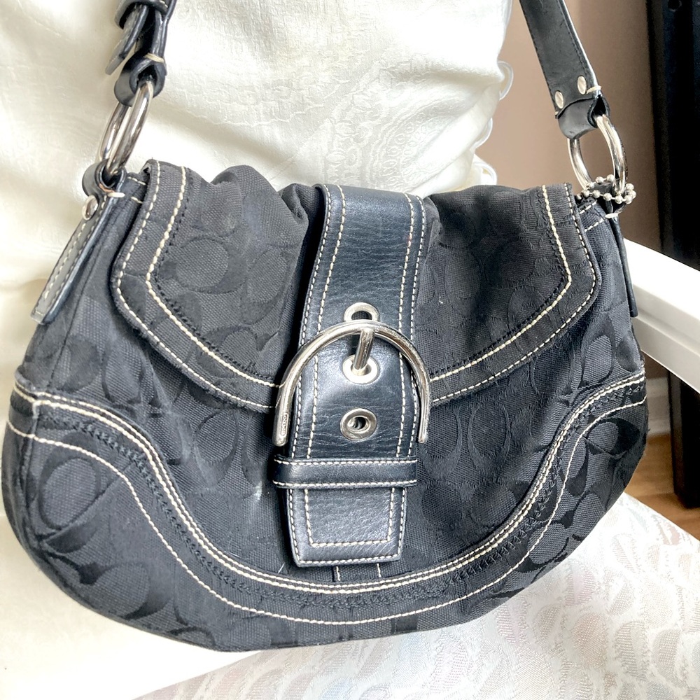 Coach Black Shoulder Bag